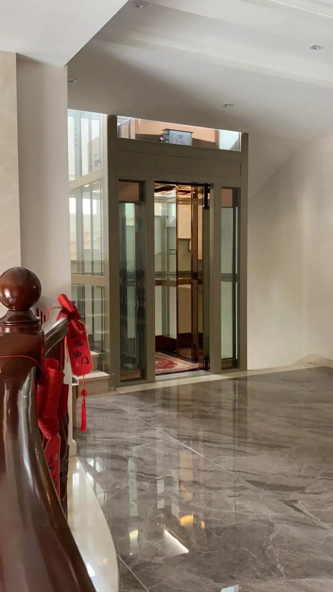 楼梯间曳引观光